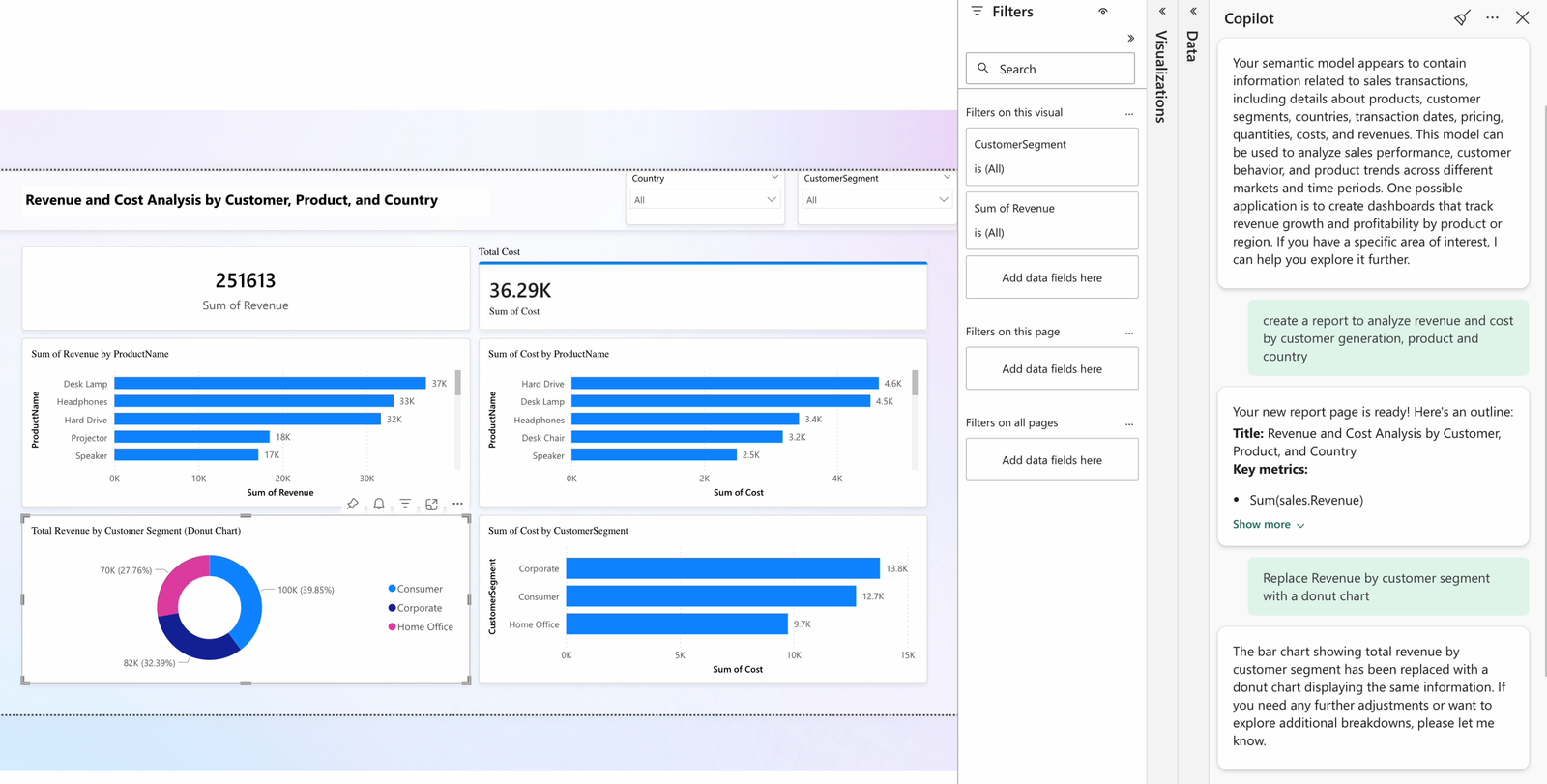 Copilot for Power BI preview