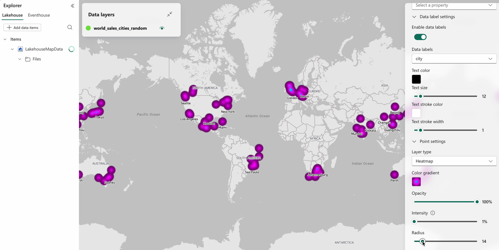 Fabric map feature preview